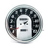 Speedometer Electra Style Black/Silver, 1962-67, 2:1 MPH